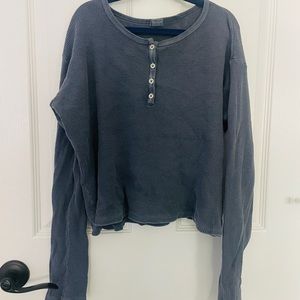 Brandy Melville button long sleeve